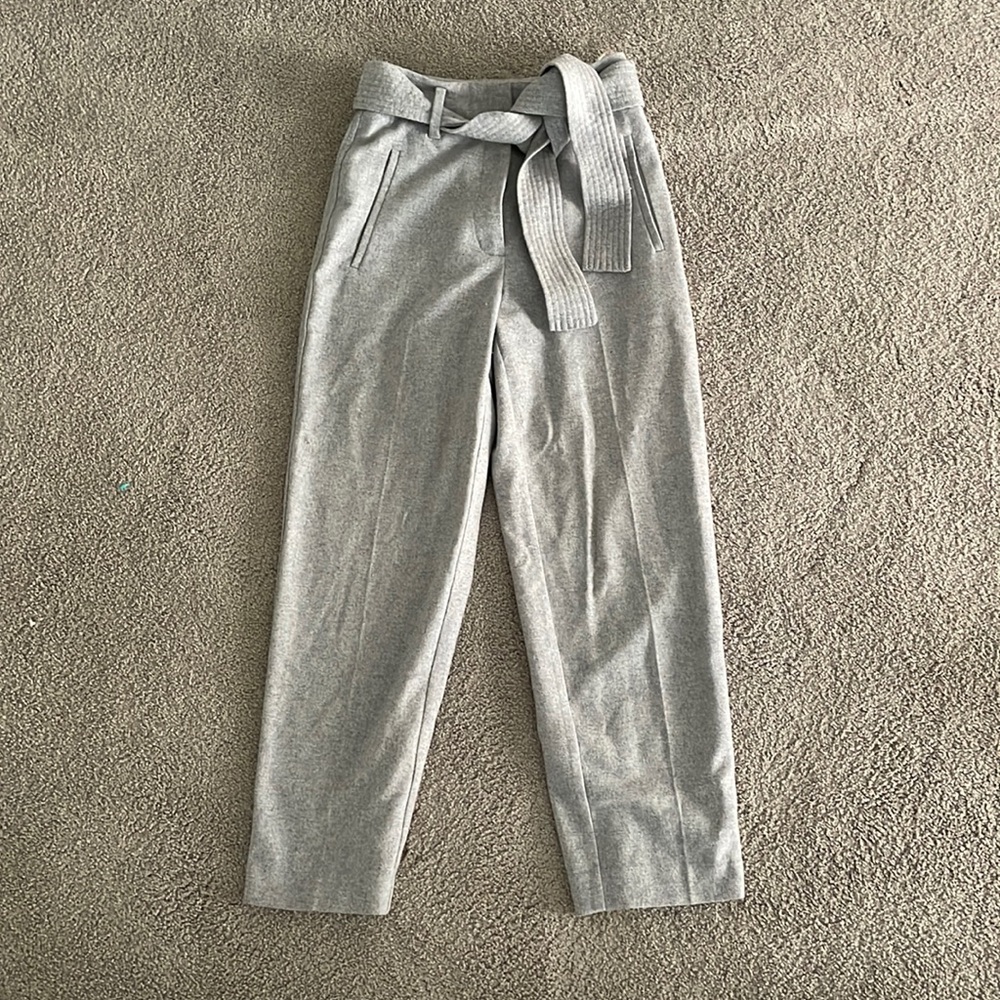 Wilfred tie front wool pant